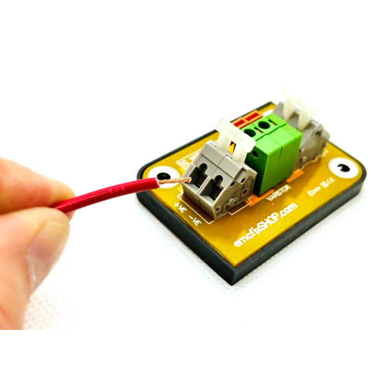 DC Two-Pin Series Adapter Board – Plug-&-Play DC Module for Through-Hole Components