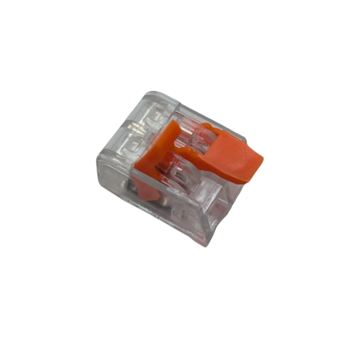 2-Way Compact Splicing Connector – Tool‑Free Lever‑Nut for Solid, Stranded & Fine‑Stranded Wires (5 pack)