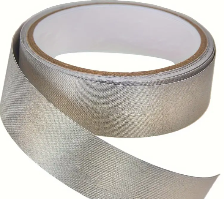 Faraday Fabric Conductive Tape – 25mm × 5 m Self‑Adhesive EMI/RFI Shielding & Grounding Tape