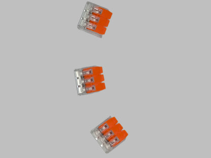 3-Way Compact Lever Splicing Connector – Pack of 3