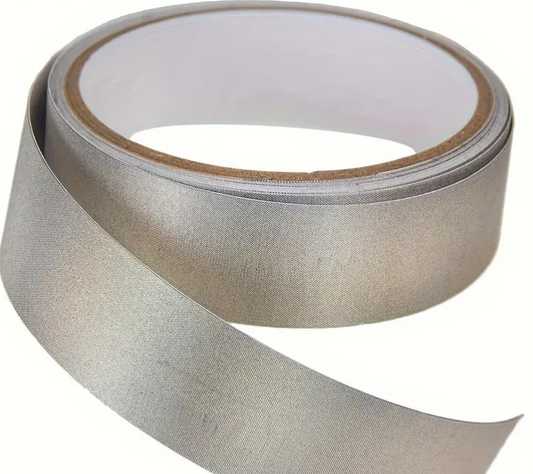 Faraday Fabric Conductive Tape – 25mm × 5 m Self‑Adhesive EMI/RFI Shielding & Grounding Tape