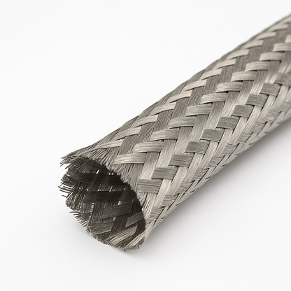 Tinned Copper Braided Shielding Sleeve — 20 mm × 1 m