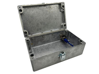 Faraday Test Enclosure with Connector Options — 200 × 120 mm