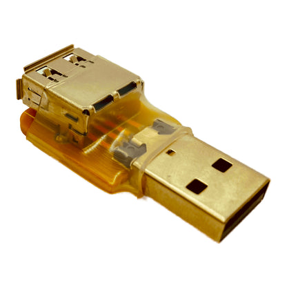 Compact USB-A 2.0 In-Line Filter — 5 V, 0.5 A