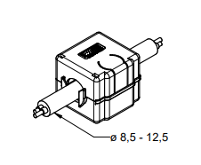 Snap Ferrite (8.5mm - 12mm cable diameter, 300MHz filtering) - Black-Würth-emcfix shop